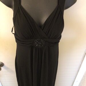 NWT Black Dressy Long Dress size 6